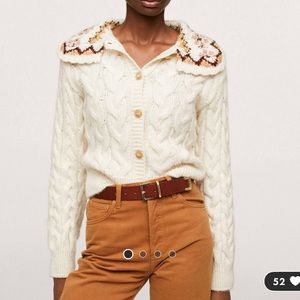 Mango Button Front Cardigan